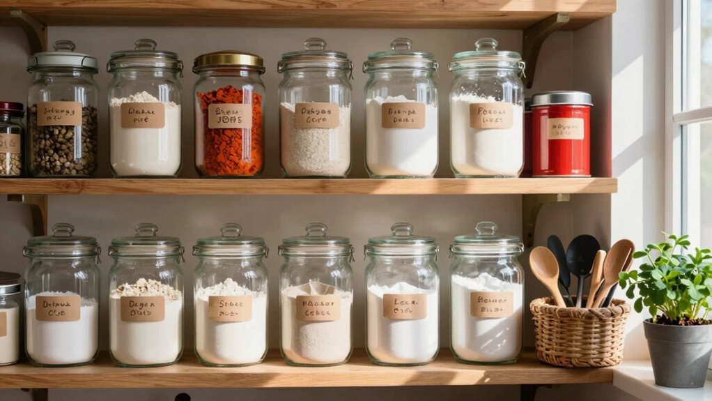 organized pantry for bakers