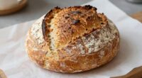 parchment prevents sourdough sticking