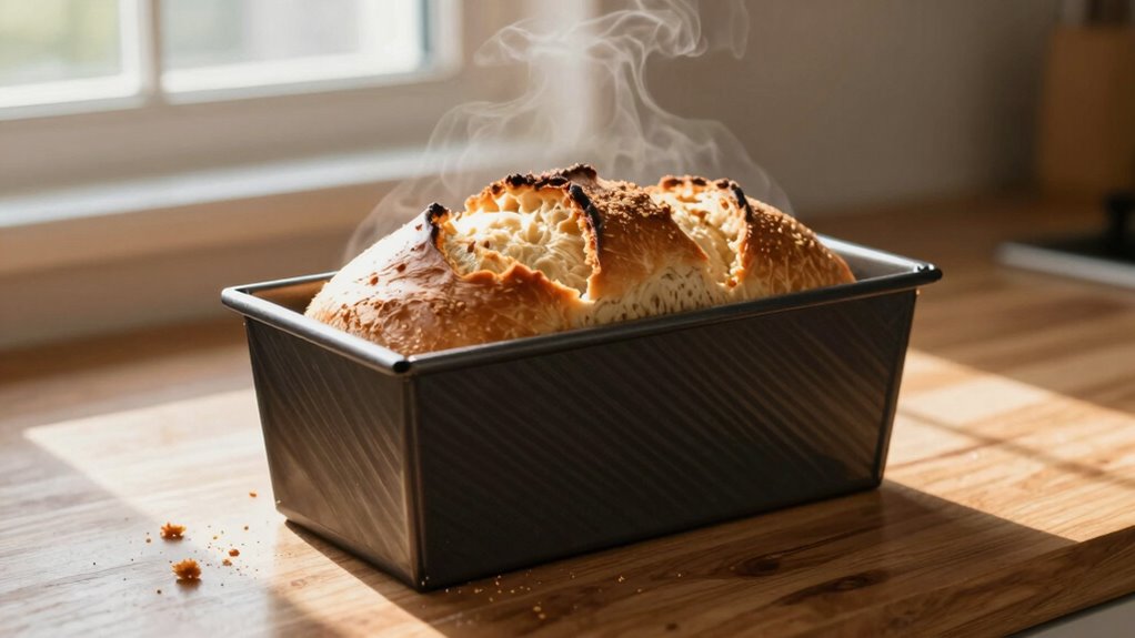 perfect pullman bread baking