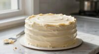 professional cake finishing technique