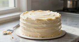 professional cake finishing technique
