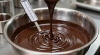 shiny chocolate requires temperature