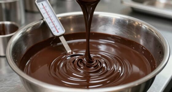 shiny chocolate requires temperature