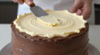 smooths and seals cake
