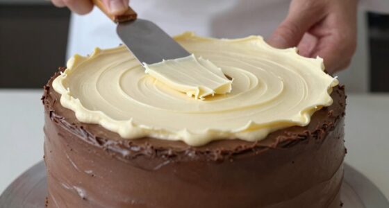 smooths and seals cake