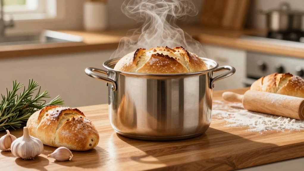 steam enhances baking results