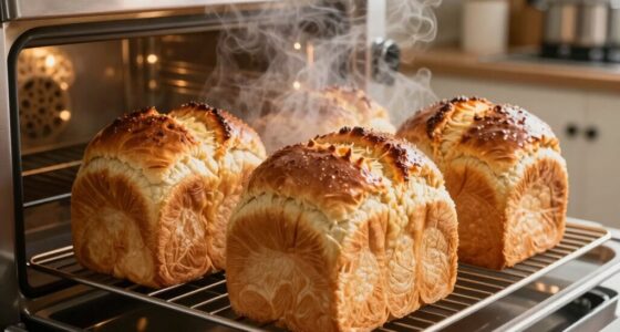 steam enhances bread crust