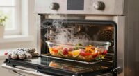 steam safely in oven