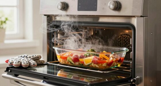 steam safely in oven