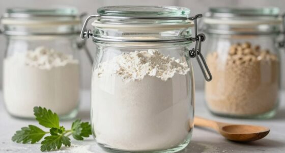 store flour in airtight containers