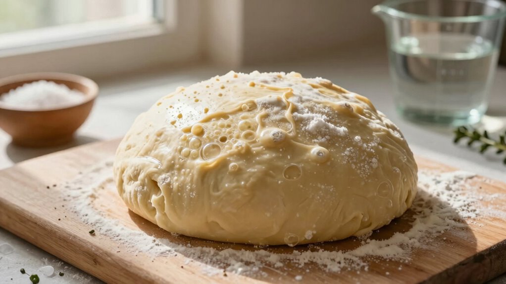 strengthening dough through autolyse