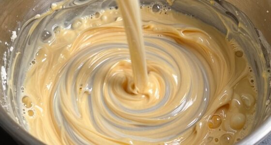 undermixing causes inconsistent batter