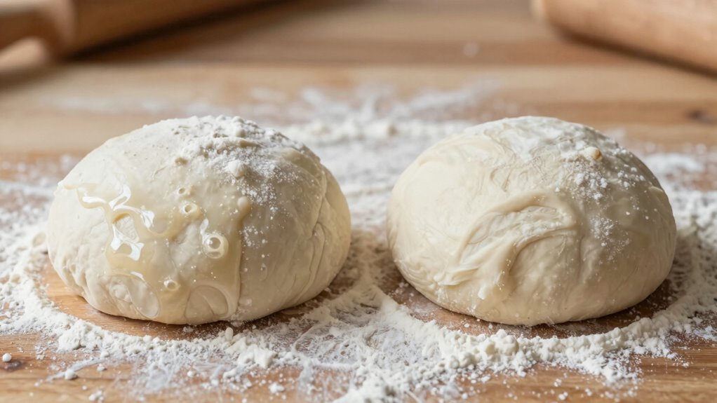 water absorption influences dough texture