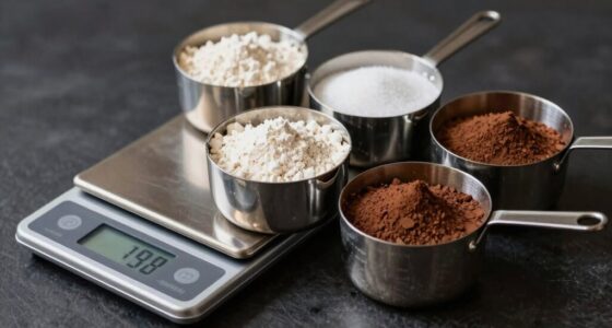 weighing ensures accurate consistency