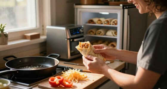 For The Easiest Weekday Breakfast, I Keep These Burritos In My Freezer Always