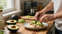 Tortino Di Pollo E Maionese Con Avocado