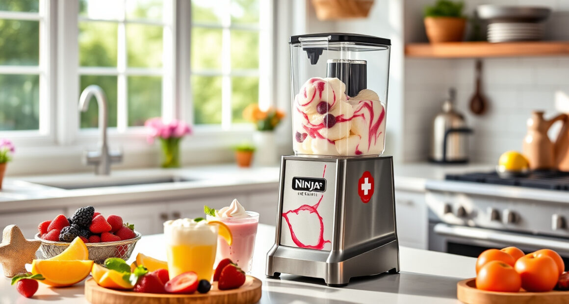 Cool Off This Summer with the Ninja NC701 CREAMi Swirl Ice Cream Maker