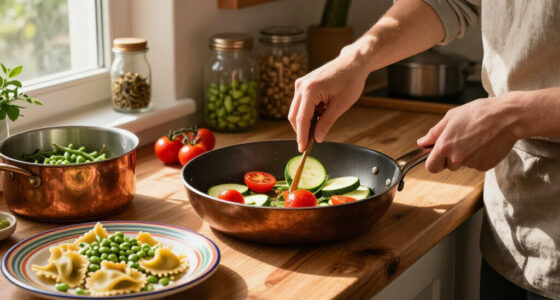 Garganelli Alle Zucchine Con Fave E Pomodoro