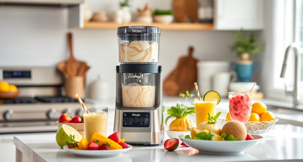 Host Effortlessly This Summer with the Ninja NC701 CREAMi Swirl Ice Cream Maker