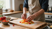 Pici In Salsa Di Peperoni Crudi