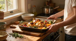 Sheet Pan Tuscan Lemon Chicken
