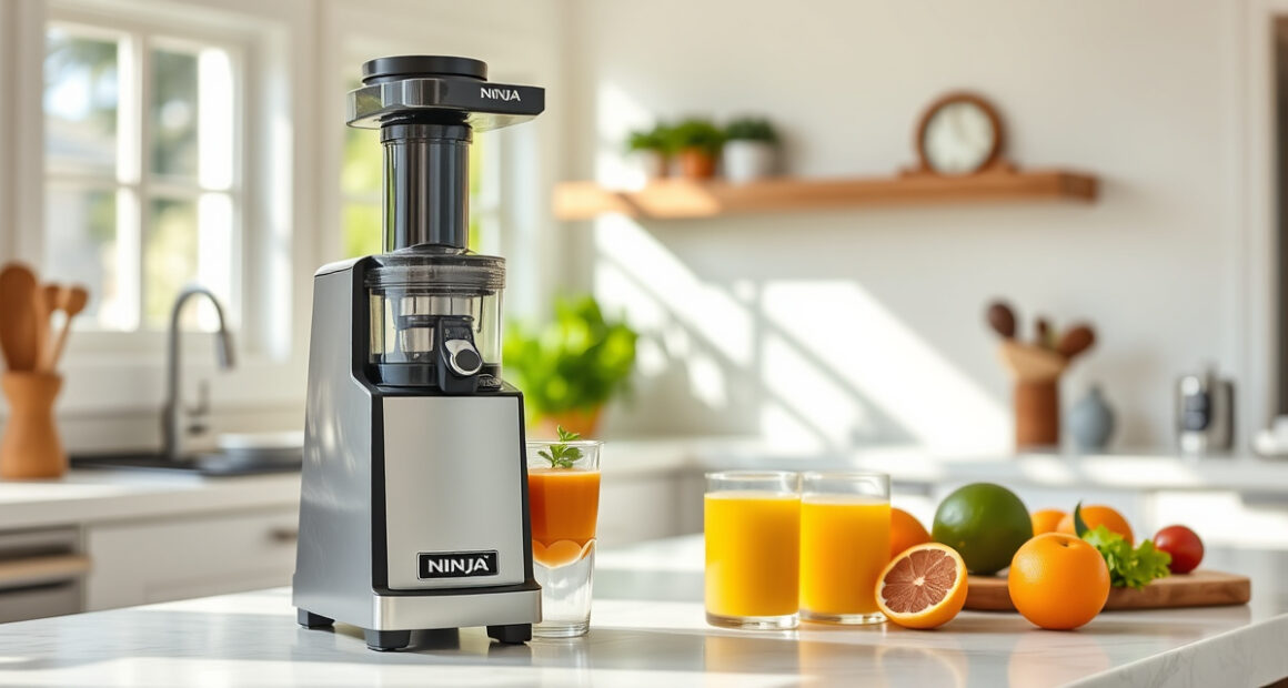 Summer Refresh with Ninja NeverClog Cold Press Juicer & Accessories