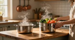 A Stainless Steel Dutch Oven And Steamer Basket For $17: Oster Sangerfield